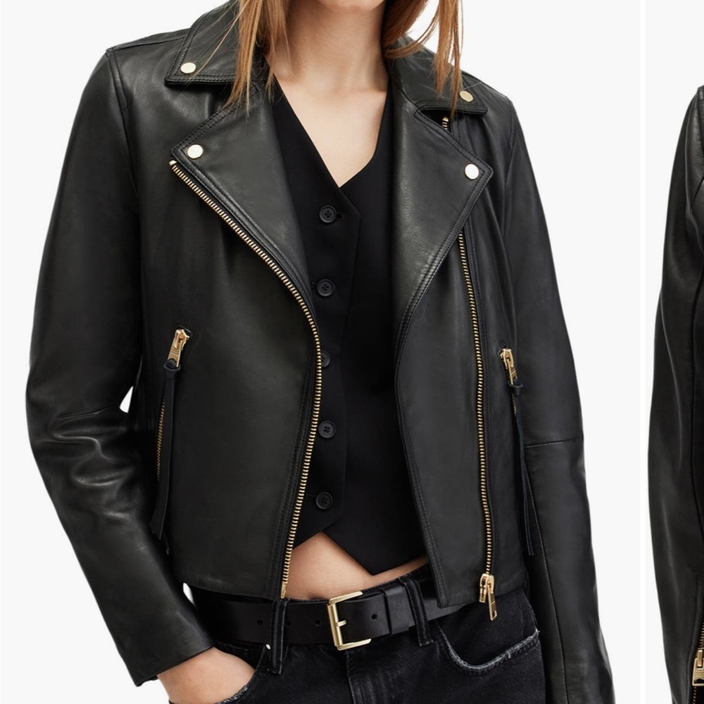 [AllSaints] Dalby Leather Jacket